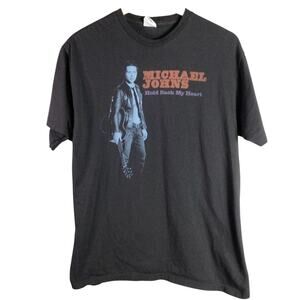 Michael Johns Hold Back My Heart American Idol Shirt Gray XL